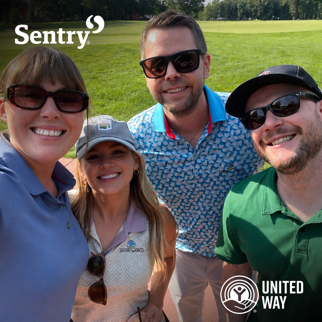SentryInsurance's tweet photo. It’s no secret we love golf at Sentry®, so we like to work it into our company culture where we can. Like hosting a golf scramble as part of our annual United Way fundraising campaign! 

Celebrating National Golf Lover’s Day by giving back: https://t.co/LH1W7VHEm3 https://t.co/lH5QPeJ5FH