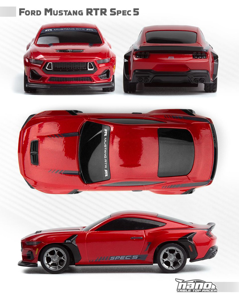 OfficialHPI's tweet photo. Taking everything that makes the nano-TTR such a blast and wrapping it in an all-new officially licensed Ford Mustang hard body, the latest addition to the range brings unmistakable Mustang styling to an incredibly compact 1:64 scale package. https://t.co/3ujWgPAXXx