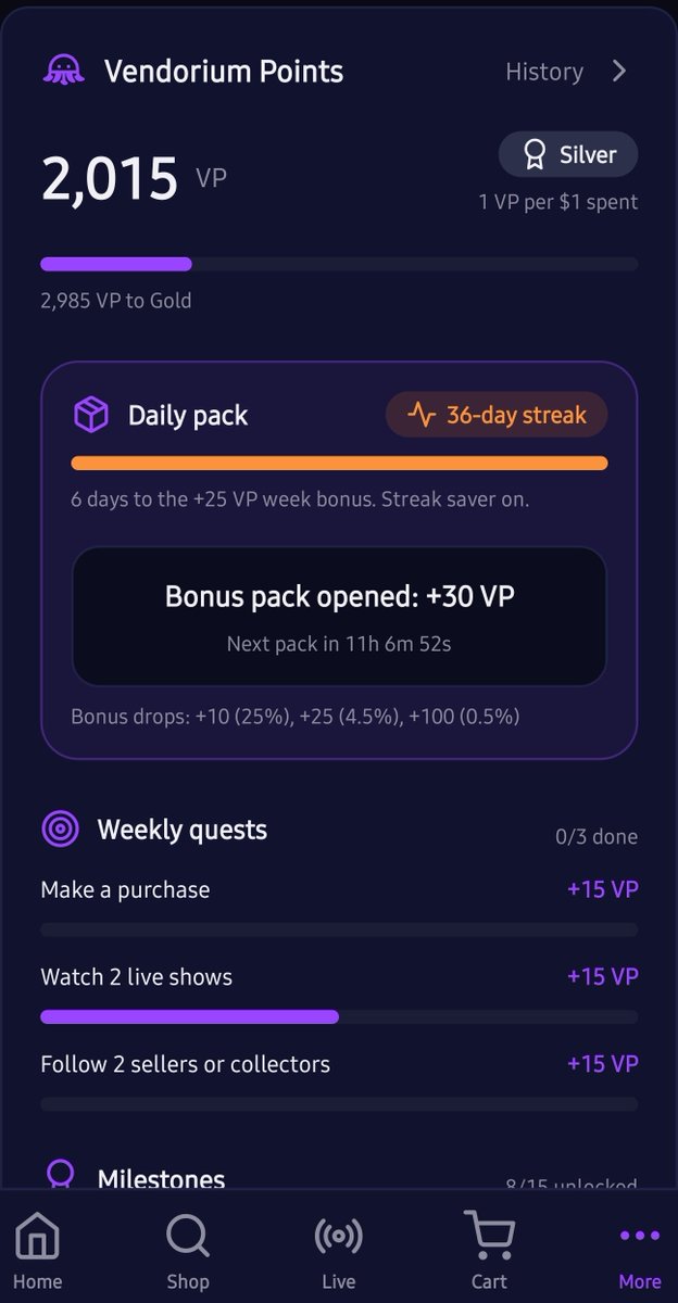 DNConChain's tweet photo. Don't forget to claim your daily #Vendorium Points and complete the quests to earn even more!

You may even get a bonus drop 👀 

VP can be cashed out to $DNC 💎 Bringing even more utility to our marketplace currency and your investment

https://t.co/5c9JDdfWfI 🐙 Powered by $DNC https://t.co/5KTtqA50Xy