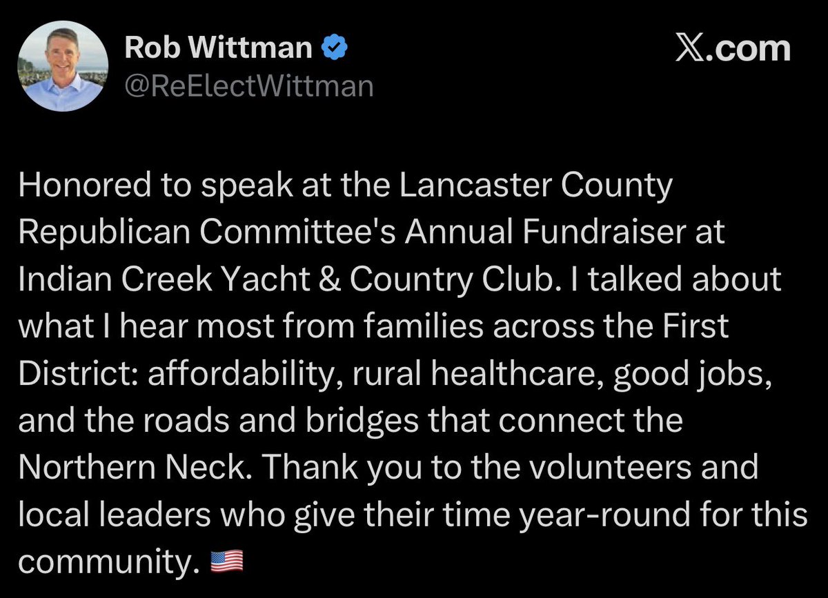 RonFilipkowski's tweet photo. The most Republican thing ever is to claim you suddenly care about affordability by giving a speech at a yacht club. https://t.co/uYKqwoTZjg