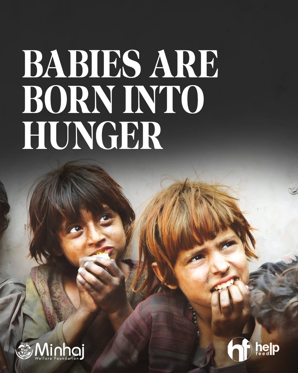 minhajwelfare's tweet photo. 👶 Help families struggling to provide food and essentials for their children.
🤝 Your support can ease their burden and help provide a better start for little ones.
💰 Donate to feed the needy.
🔗 https://t.co/EvR0AxF1a5
#MWF #HelpFeed #ZeroHunger https://t.co/9K0kjk4Pwq