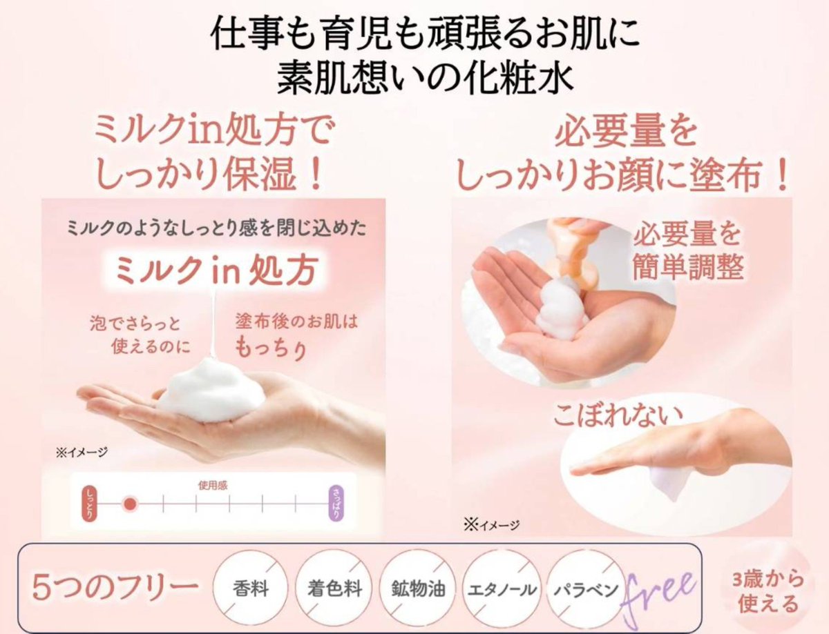 __hiromix__'s tweet photo. 親子で使える泡化粧水🍀
肌になじませるとすごくもっちりで良い感じ💕泡だから手のひらに出してもこぼれないし、これなら子供も使いやすそう！
#プロモーション #マックスから提供いただきました #RSP116に参加しました #無添加生活 #泡化粧水 https://t.co/UkI1amlPso