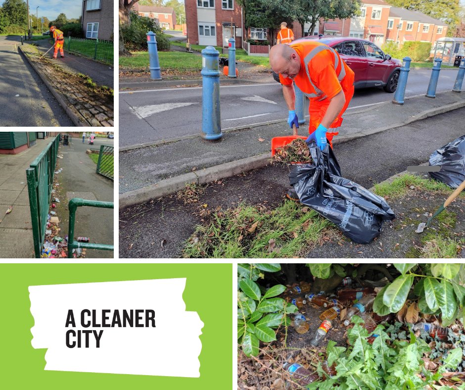 WolvesCouncil's tweet photo. 💚 Our Love Your Community: Neighbourhood Team is busy in Oxley this week, bringing extra care &amp; attention to the local community.
12-month pilot project aims to improve cleanliness, safety + appearance of areas across the city &amp; increase pride.
Info 👉 https://t.co/xk0JPFmLSV https://t.co/JcLH2OGYKo