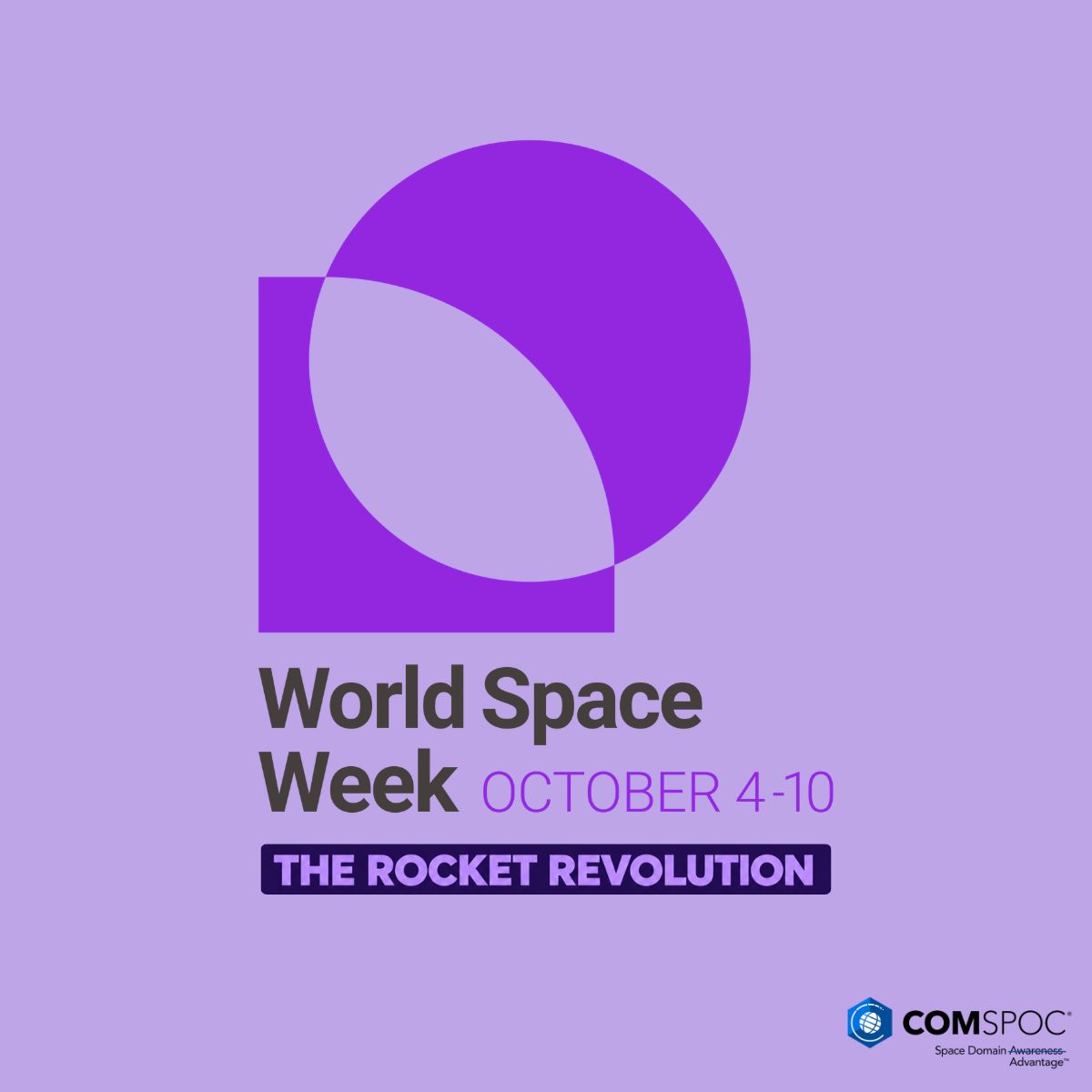 COMSPOC's tweet photo. It’s @WorldSpaceWeek, the largest annual event celebrating achievements in space science and technology.

This year’s theme, “Rocket Revolution,” highlights the advances that are changing how we reach space and the people behind them. We recognize the scientists, engineers, operators, educators, and students whose work continues to expand our access to space. 🚀🌌 #WorldSpaceWeek
