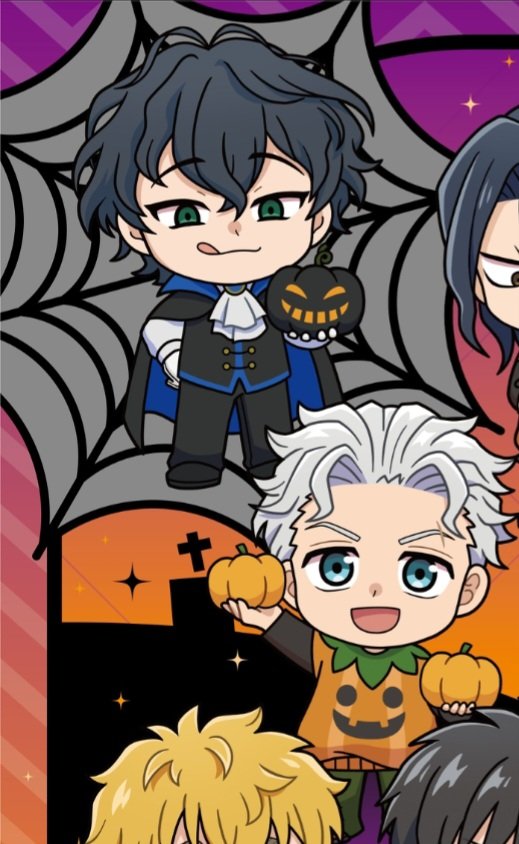 KentaKanataa's tweet photo. 🍅⛰️

1st pic: they show up their pumpkins!!!!
2nd pic: *WINKS*

⛰️: why did you always copy me all the time?🤨💢
🍅: ...eh? I did....?
🍅: Ah! We match😍Endo! It must be fate! We're connected by hearts!
⛰️: DIE!💢 https://t.co/f5FFYn2jFt
