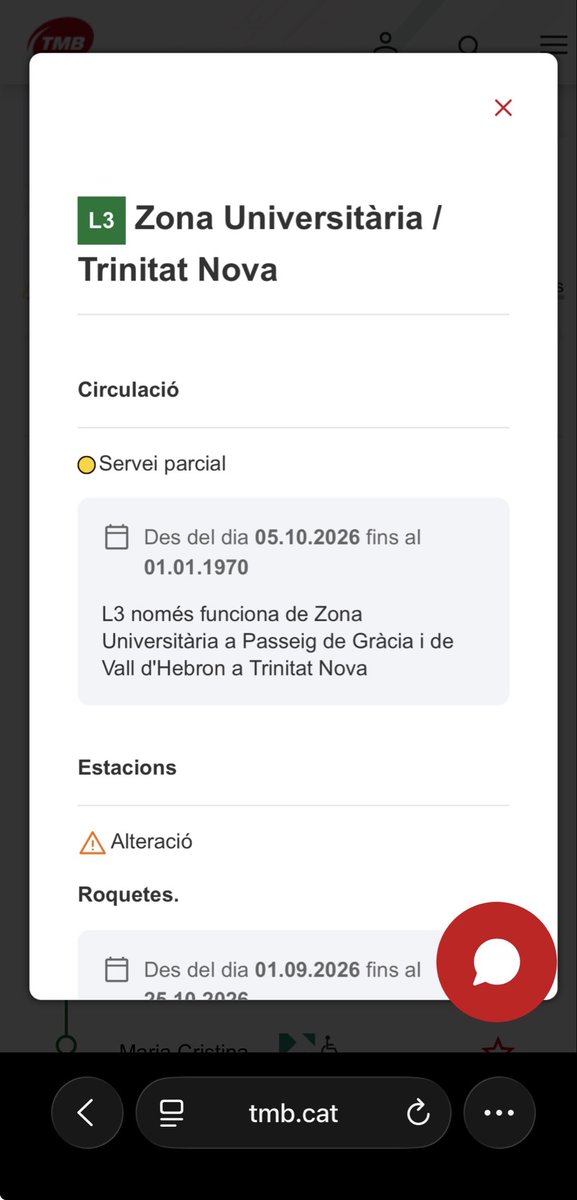 SilviaDolz's tweet photo. @TMB_Barcelona que agafem el delorean? https://t.co/9zk4nGsJmO