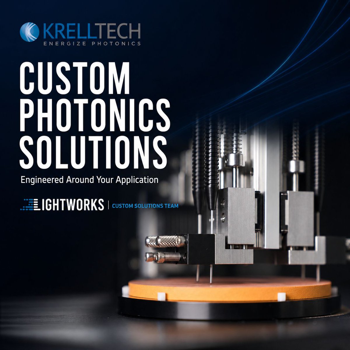 KrellTech's tweet photo. Engineered around your application.

From specialized workholding to custom polishing configurations, KrellTech’s LightWorks team helps address complex photonics processing requirements.

Learn more: https://t.co/Sntxpmt6tY

#Photonics #OpticalPolishing #KrellTech https://t.co/RGYaGAgaU6