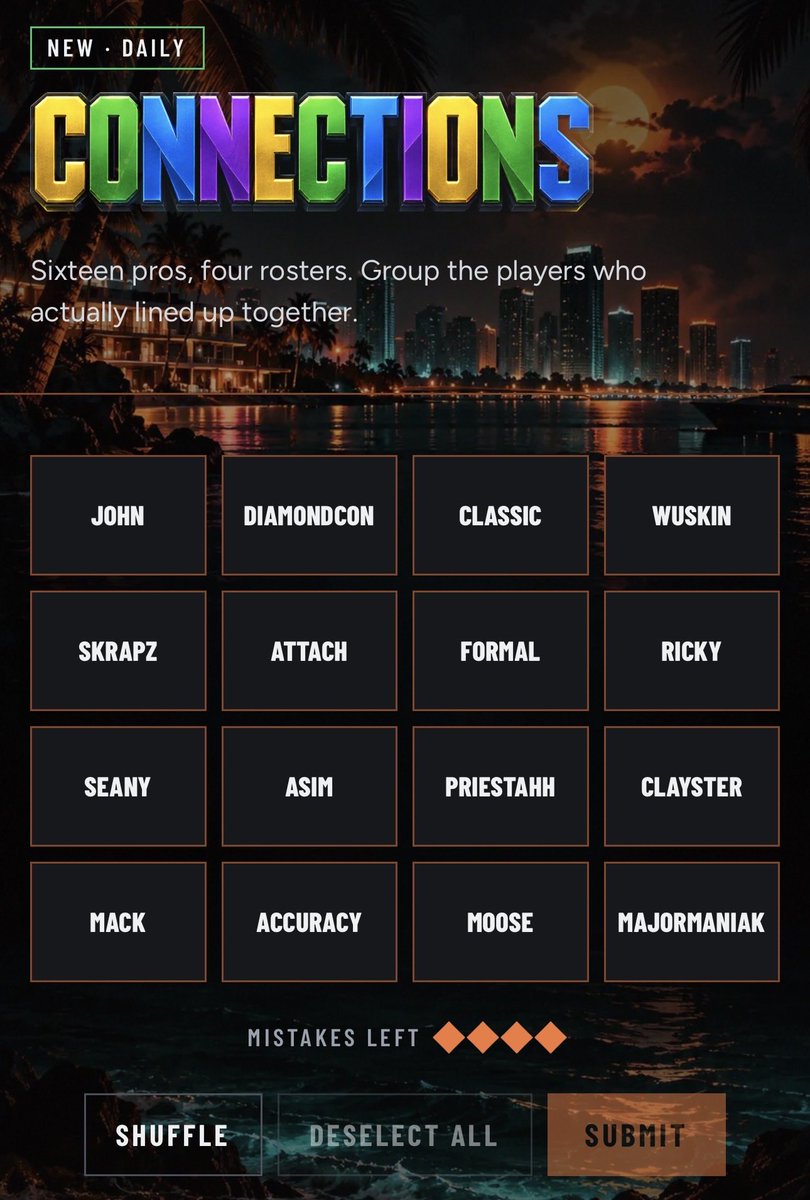 CDLMiniGames's tweet photo. A preview of today’s games, can you get 3/3? https://t.co/mRNL6E1kbB