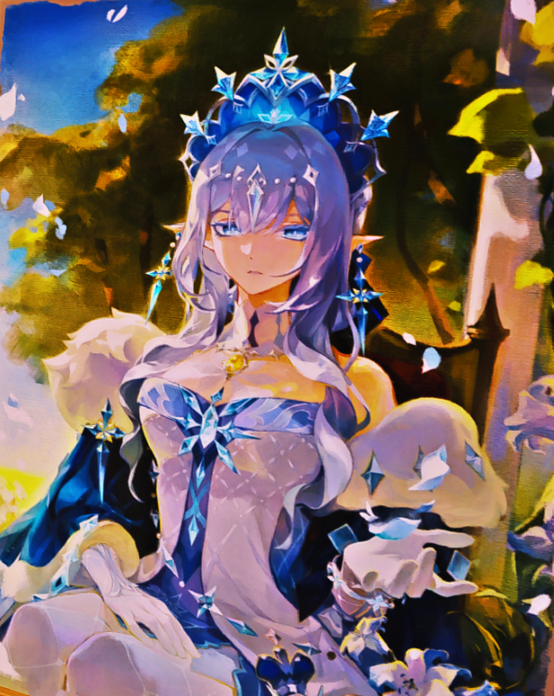 rizkyinsaneee's tweet photo. Even in painting, she still looks this gorgeous! https://t.co/Z2DDAnN3up