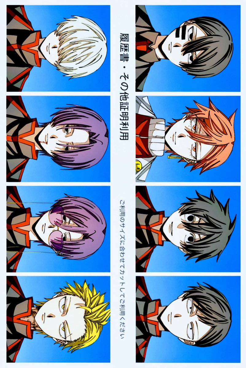 suzurantgak's tweet photo. 証明写真風のやつ描いてみたかったので！ https://t.co/Mri8RCEVzv