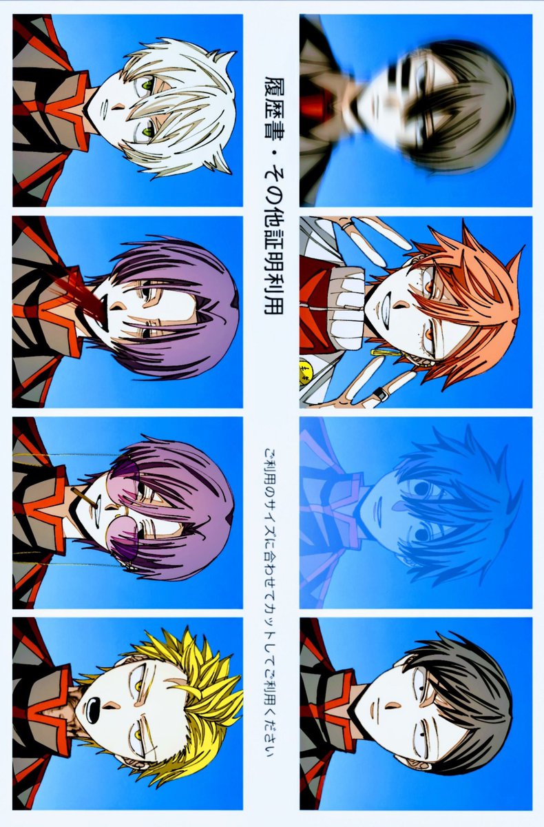 suzurantgak's tweet photo. 証明写真風のやつ描いてみたかったので！ https://t.co/Mri8RCEVzv