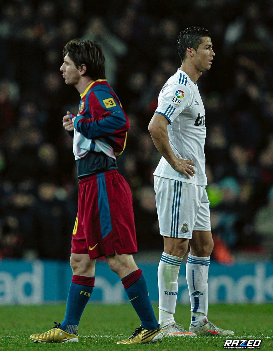 CFCMods's tweet photo. Left foot - Right foot
Short - Tall
Talent - Hard Work
Introvert - Extrovert 
Barcelona - Real Madrid 
Adidas - Nike 

We’re never seeing anything like this again. https://t.co/ZrbyjGSUSA