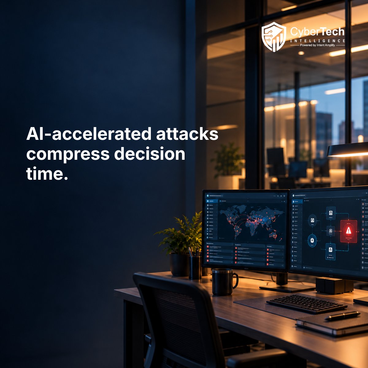 CyberTech_In's tweet photo. AI-accelerated attacks compress decision time.

Defense needs more than speed:
Observe → Correlate → Prioritize → Act → Review.

Automate proportionally. Escalate deliberately. Preserve recovery.

https://t.co/mpVkQgZmzr

#AISecurity #CyberDefense #AutonomousDefense #SecurityOperations #CISO