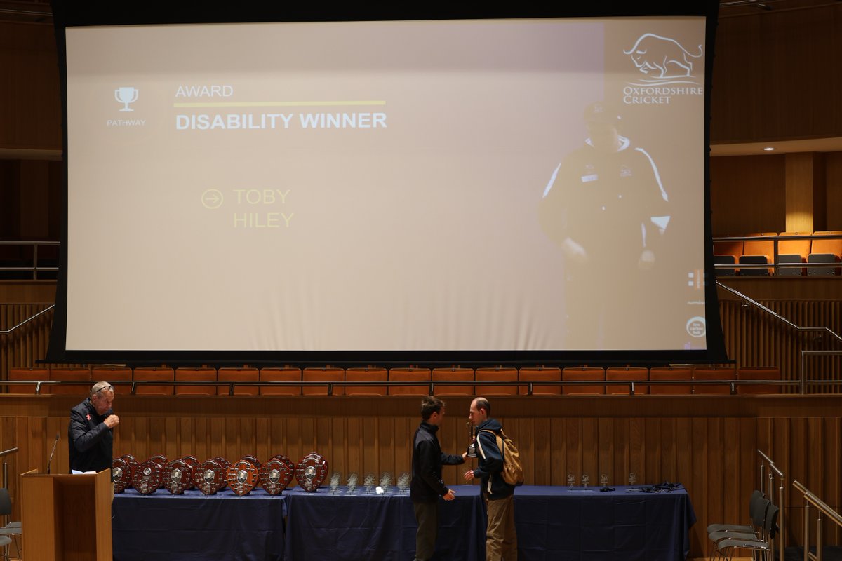 Oxoncb's tweet photo. 🏆 Oxfordshire Cricket Pathway Awards 2026 🏅 

Thank you to all who attended and thank you to all who made this season possible. We've had a fantastic season here at Oxfordshire Cricket and we look forward to next season!

#oxfordshirecricket #pathway #disabilitycricket https://t.co/nWbEsyfh5E