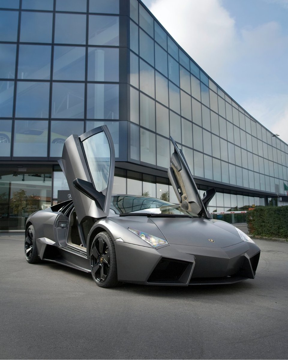 Lamborghini's tweet photo. Produced in only 20 examples and unveiled in 2007 as the first Lamborghini Few-Off, Reventón introduced a radical, aeronautical-inspired design language that would influence the models that followed.

#Lamborghini #Reventón https://t.co/ZDeffhXB9K