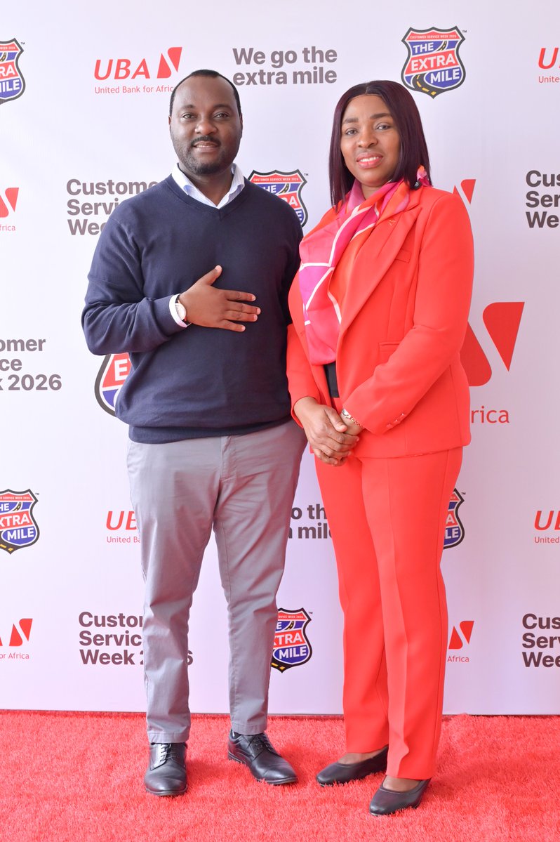 UBAUganda's tweet photo. #CustomerServiceWeek #GoAnExtraMile #ItsAllAboutU https://t.co/9Zjh3yvipf
