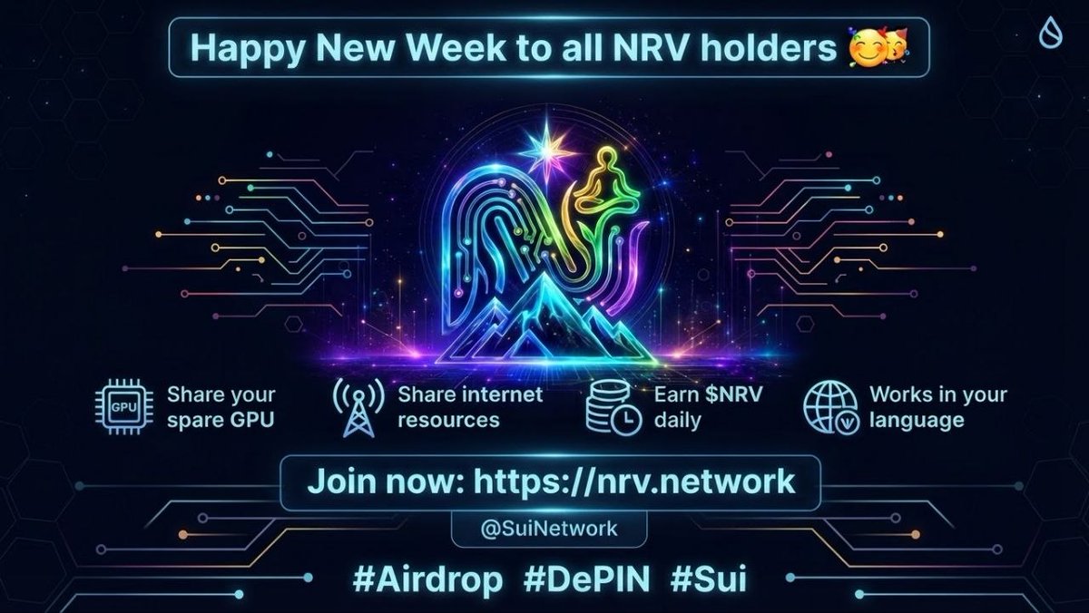 NirvanaMysia's tweet photo. Happy New Week to all NRV holders 😊🥳

Start this week by sharing your spare GPU or internet on NRV and earn $NRV every day

Simple, fast and very easy 

It also works in your language 
Join now: https://t.co/xXhKugT3FB

@SuiNetwork

#Airdrop #DePIN #Sui https://t.co/PCKHolPOKs