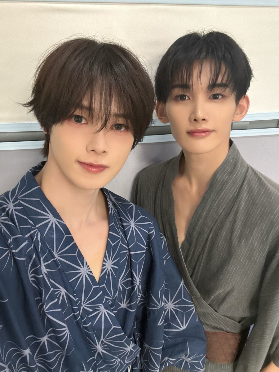 Kkorepo's tweet photo. 「&amp;TEAM」#K＆#JO、爽やかで初々しい浴衣のツーショット…「夏締めくくりました」  
#andTEAM 
🔗https://t.co/2l3U1slSwa https://t.co/yFySAZQbNY