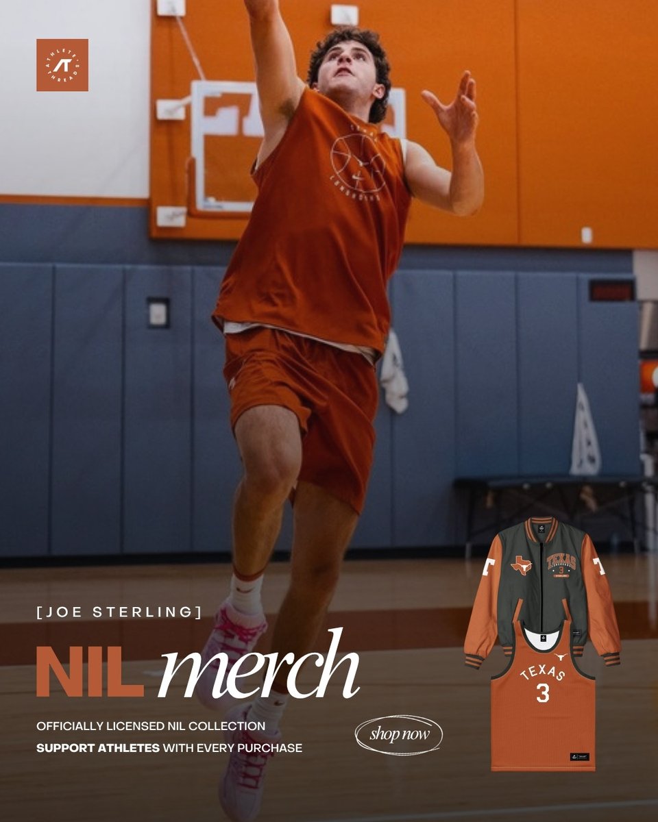 TexasThreadsNIL's tweet photo. Support Joe Sterling with exclusive merch, now live! 🔥

Grab your gear today and support Joe with every purchase!

🛒 https://t.co/HOssyMvSHy

#HookEm #TexasFight #Longhorns https://t.co/pLwsbWuHUw