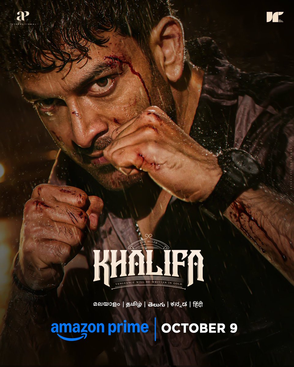MRP_Network's tweet photo. Khalifa (2026) Movie will be Streaming on Prime Video &amp; Lionsgate Play in #Hindi, #Malayalam, #Tamil, #Telugu &amp; #Kannada languages. #Khalifa #PrithvirajSukumaran #NeilNitinMukesh #Mohanlal #SureshOberoi #Vysakh 

IMDb Rating:- 6.6/10
Genres - Action Crime Drama Thriller https://t.co/qI5X1BjTqm
