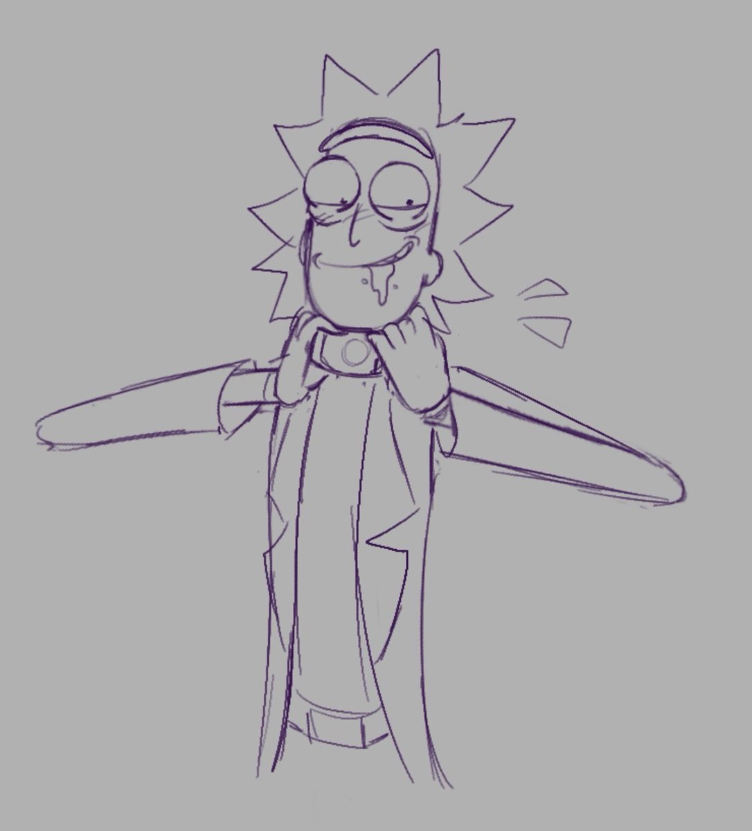 Plaster_bl00d's tweet photo. Very drunk Crow rick and screenshot redraws, I’m really yet to find a frame of him that I can deem unattractive #ricksanchez https://t.co/IIw3QHJdlz
