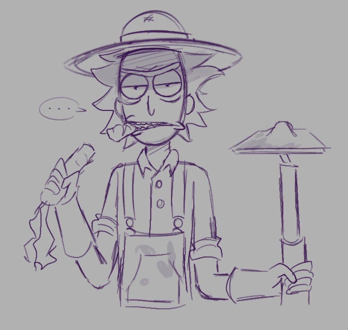 Plaster_bl00d's tweet photo. Very drunk Crow rick and screenshot redraws, I’m really yet to find a frame of him that I can deem unattractive #ricksanchez https://t.co/IIw3QHJdlz