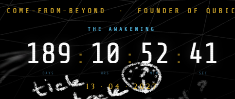 ThatsNotMyCode's tweet photo. We have 189 days left. About 6 months. Coded in the 4th #Bitcoin block.

ETA of Aigarth. 
Reveal who is really behind CFB account.

And you think $QUBIC will remain at current low price levels? #BPP9000 will be Qubic's first big breakout product. 

Be ready. https://t.co/LuOii0rLIv