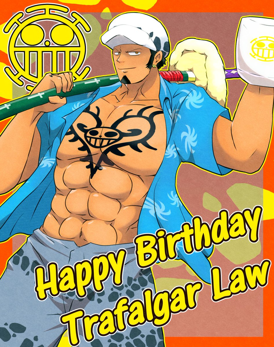 KbNagisa's tweet photo. 本日は我らがキャプテン、トラファルガー・ローのお誕生日です！おめでとうございます！ #トラファルガー・ロー誕生祭2026 #トラファルガー・ロー生誕祭2026 #ロー誕生祭2026 https://t.co/8AmAM1qxFo