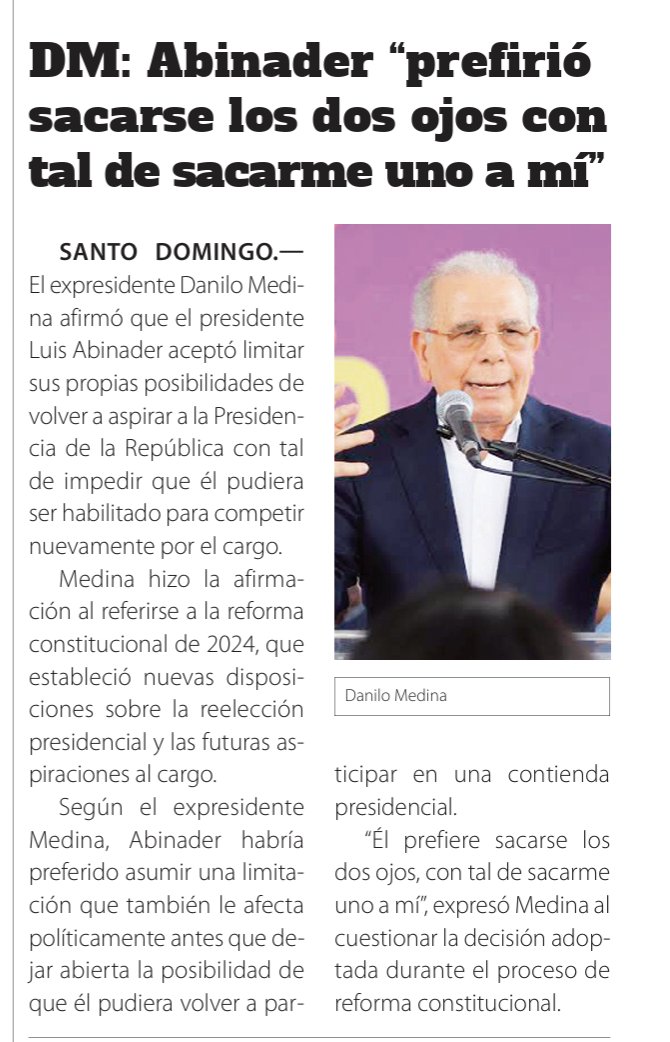 Image for the Tweet beginning: ¡GRACIAS presidente @luisabinader! 