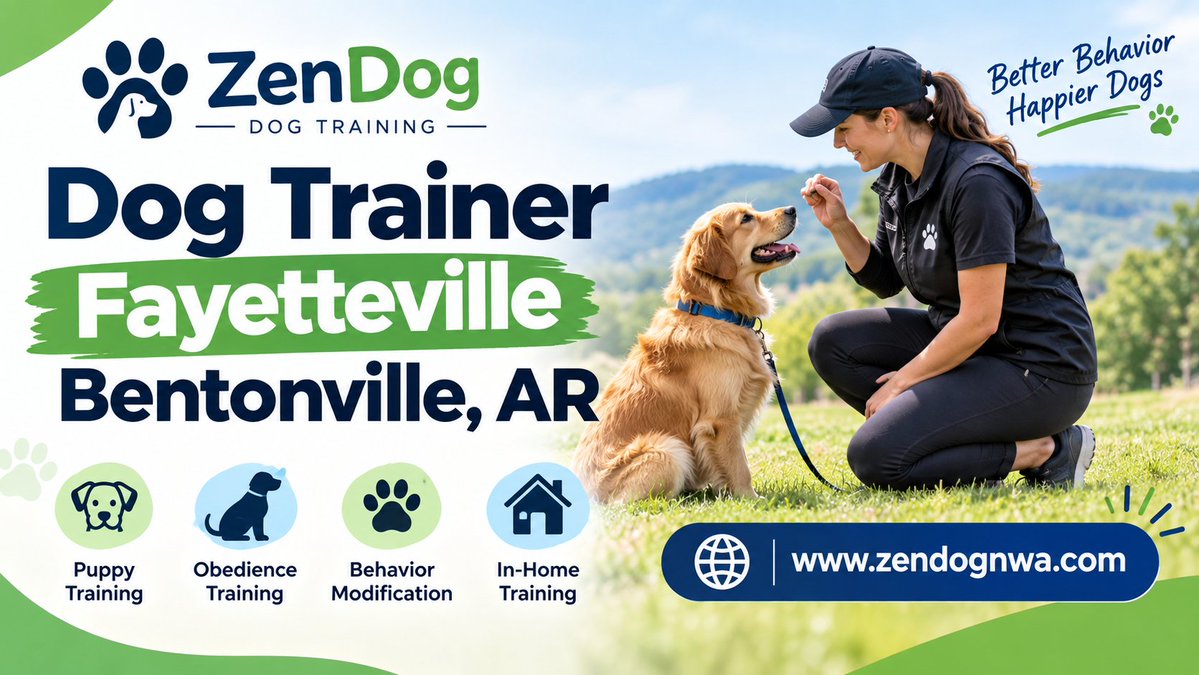 zendogu's tweet photo. Good dog training is built on consistency, patience, and clear communication. Regular practice can help improve obedience, leash manners, recall, and confidence in everyday situations. 🐶
#DogTraining #DogBehavior #FayettevilleAR #BentonvilleAR https://t.co/9niB4LlVm9