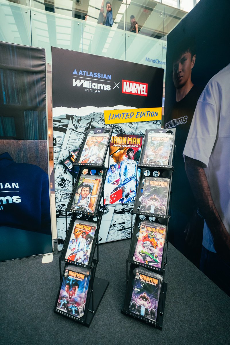 WilliamsRacing's tweet photo. Our Singapore Fan Zone is now open 🇸🇬💙  

Come down to Central Atrium, Marina Square Mall. See you there? 👀📍 https://t.co/wDoumUKiYk