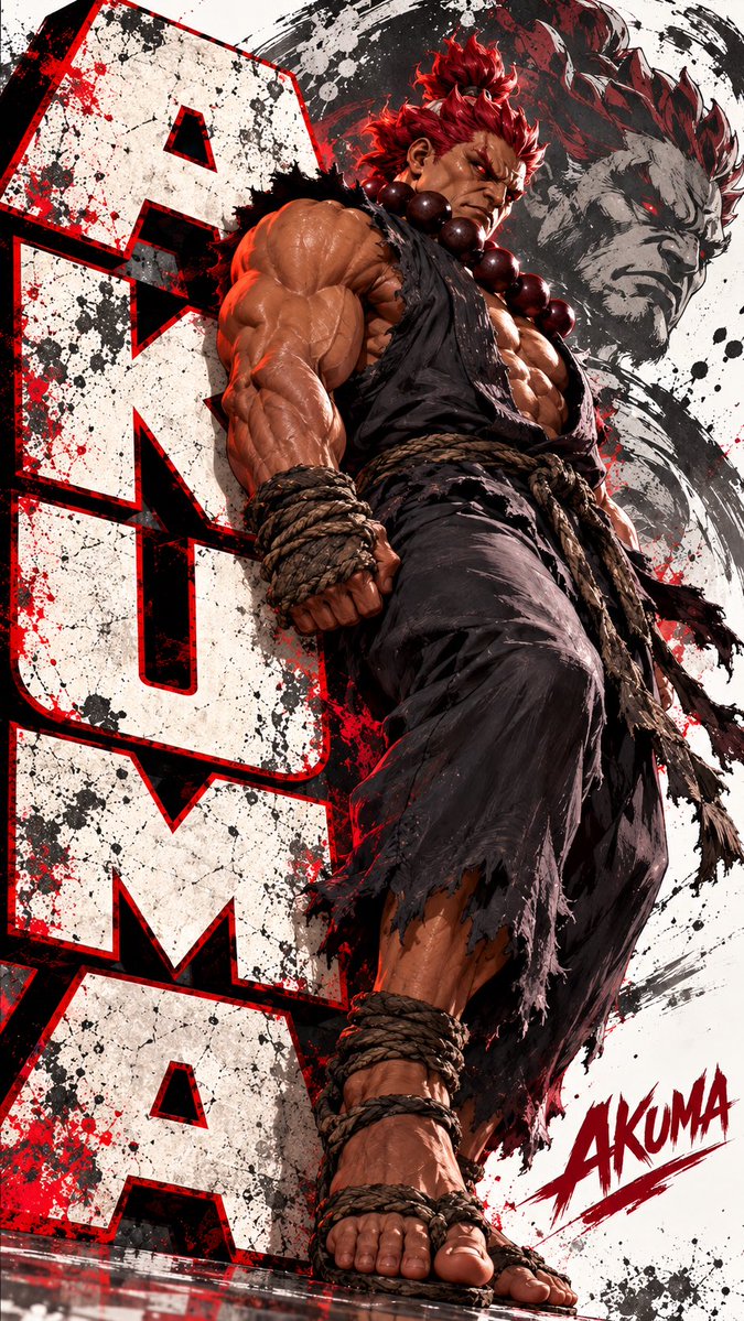 SlaSherMayHem's tweet photo. M.Bison &amp; Akuma Streetfighter! https://t.co/oi3tpju2bO