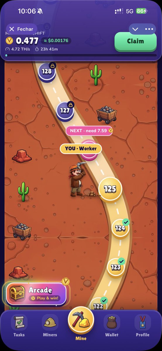 BrCryptoboom's tweet photo. https://t.co/qMVDcnZdhI
โ Join Victor's Company! Mine VIC, climb 1,000 levels and become the CEO of the mine. #nft #playtoearn #crypto #miner https://t.co/WDSmpQieM6