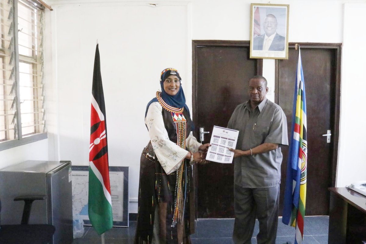 NGECKenya's tweet photo. NGEC IN TURKANA: COMMISSION MEETS COUNTY COMMISSIONER AND INSPECTS PROPOSED REGIONAL OFFICE

The Commission continued its mission to Turkana County with a courtesy call on the County Commissioner, Mr Julius Kavita, at his office in Lodwar. The delegation was led by the Chairperson, Hon. Rehema Jaldesa. She was accompanied by Vice Chairperson Commissioner Thomas Koyier, EBS, Commissioner Caroline Lentupuru, MBS, HSC, and the Commission Secretary/CEO, Dr Purity Ngina, MBS.

The discussions covered gender-based violence and domestic violence in the county. They also touched on the public debate over the equitable management of county resources, particularly revenue from oil.

The Commission briefed the County Commissioner on the office space it has identified at the Bishop Mahon Centre, where it plans to establish its Turkana regional office. It also outlined a dedicated programme of male engagement. Under the programme, men will be given a platform and trained as champions of equality, non-discrimination and the rejection of violence.

The Commission later visited the Bishop Mahon Centre to inspect the premises.

#NGECinTurkana