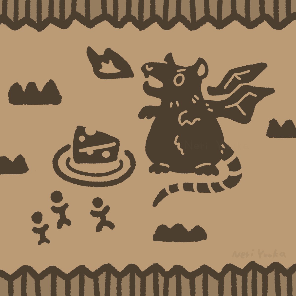 torisanOwO's tweet photo. RATTOBER

5.dragon rat 🐀

#rattober2026 
#rattober 
#rat https://t.co/rM0PM1mkjf