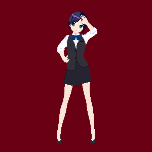 Vividew7's tweet photo. 已经投稿到pixiv The Tearful Newcomer Entry7 #pixiv  #ドット絵 #創作 #原创 #OL  https://t.co/hfJaJ7yiyM https://t.co/IErrsoR2p1