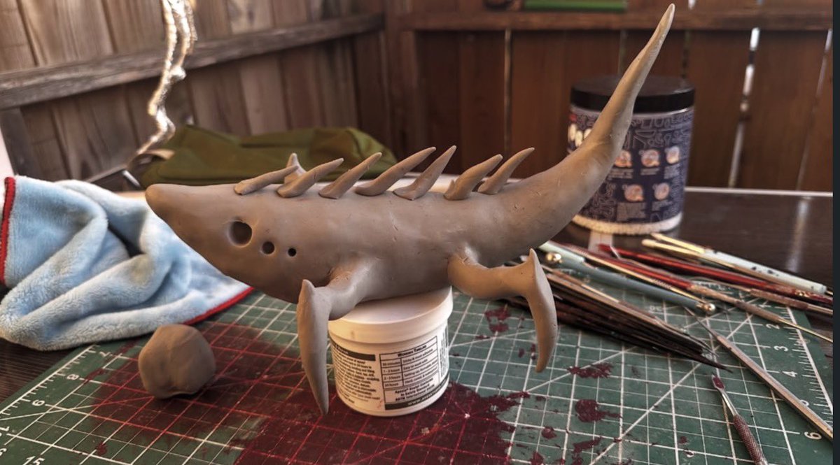 jesterjacob_34's tweet photo. Free sculpt for anyone’s oc’s going to choose in a raffle four winters examples here won’t be painted though https://t.co/3Eln5MGQ70