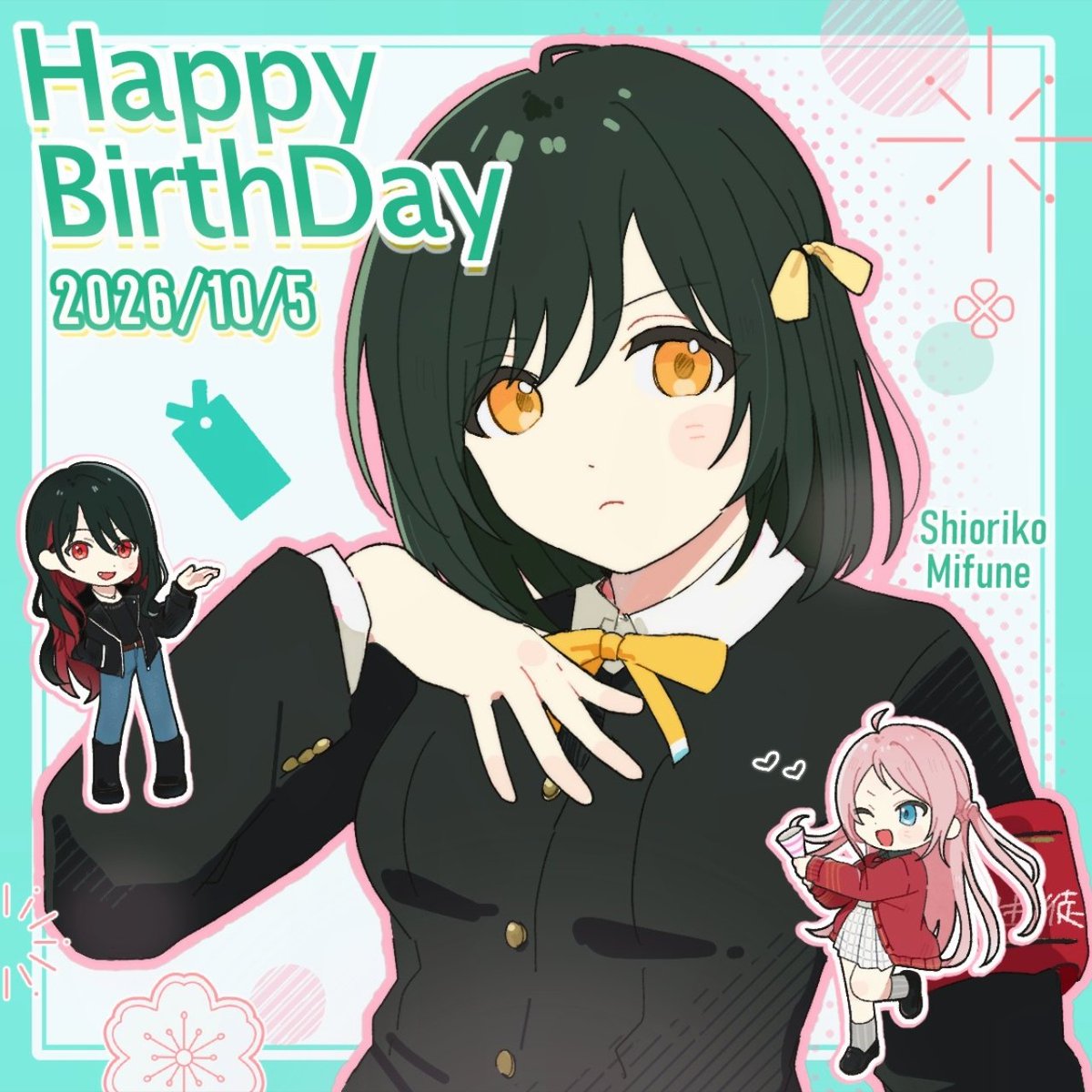 WhZlfIKSwjHmBkm's tweet photo. Happy Birthday！💚
#三船栞子生誕祭2026 https://t.co/EZ9T4lRhjM