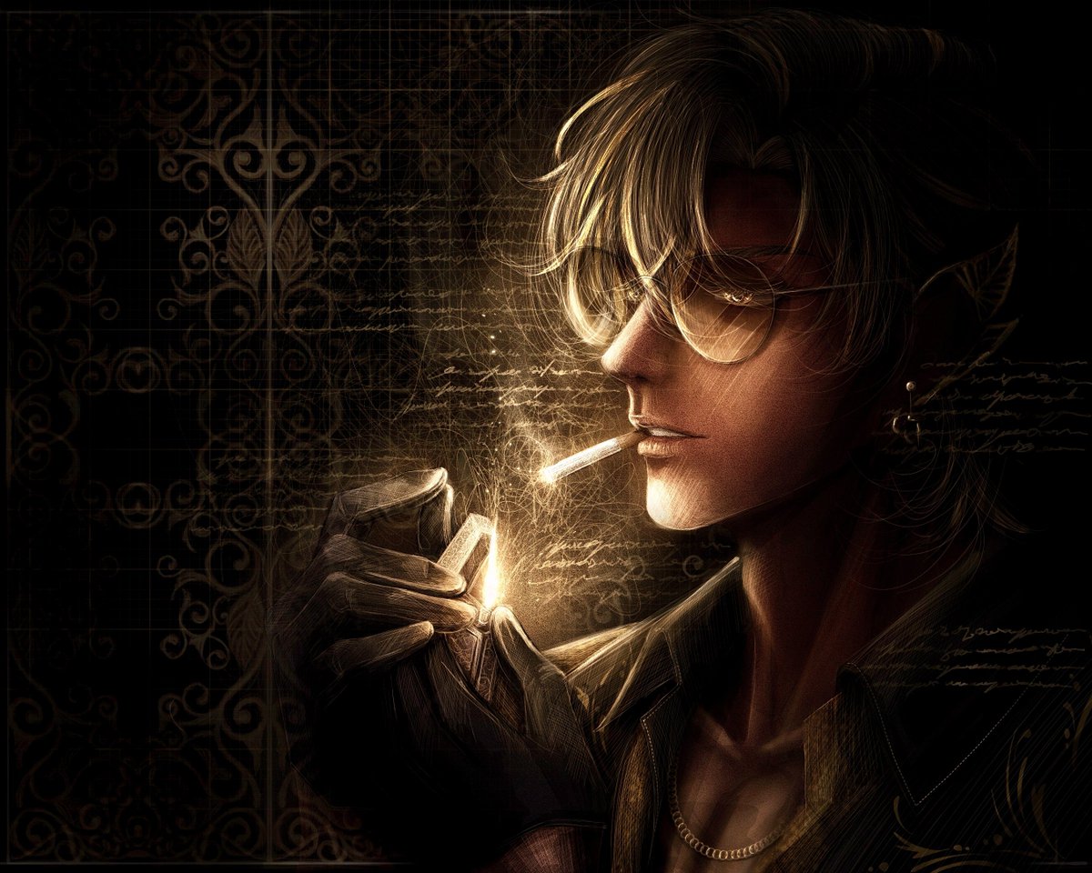 winslvnty's tweet photo. Yare yare  🚬 
#PourtraitSagara https://t.co/chspwaR3Ig