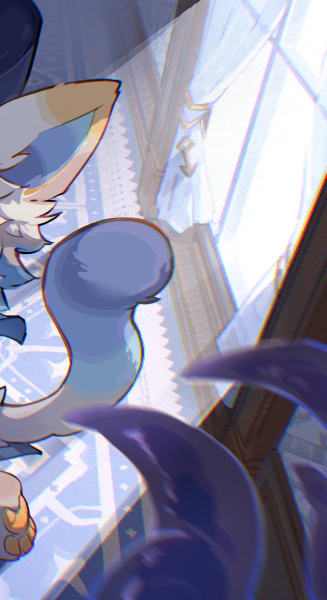 FuzzzyAki's tweet photo. Who is your true self?
💜💙🐱: @Lan0featAlkaid https://t.co/o0PQWR0ySG