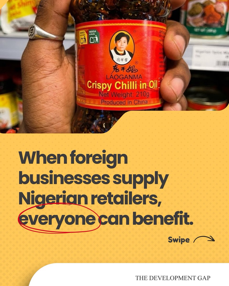 Connected_dev's tweet photo. Lower prices matter to consumers. Opportunities to grow matter to Nigerian businesses too.

Investment should strengthen local suppliers, technical skills and production through training, technology transfer, local sourcing and joint manufacturing.

2/3🧵
#TheDevelopmentGap #LocalProduction