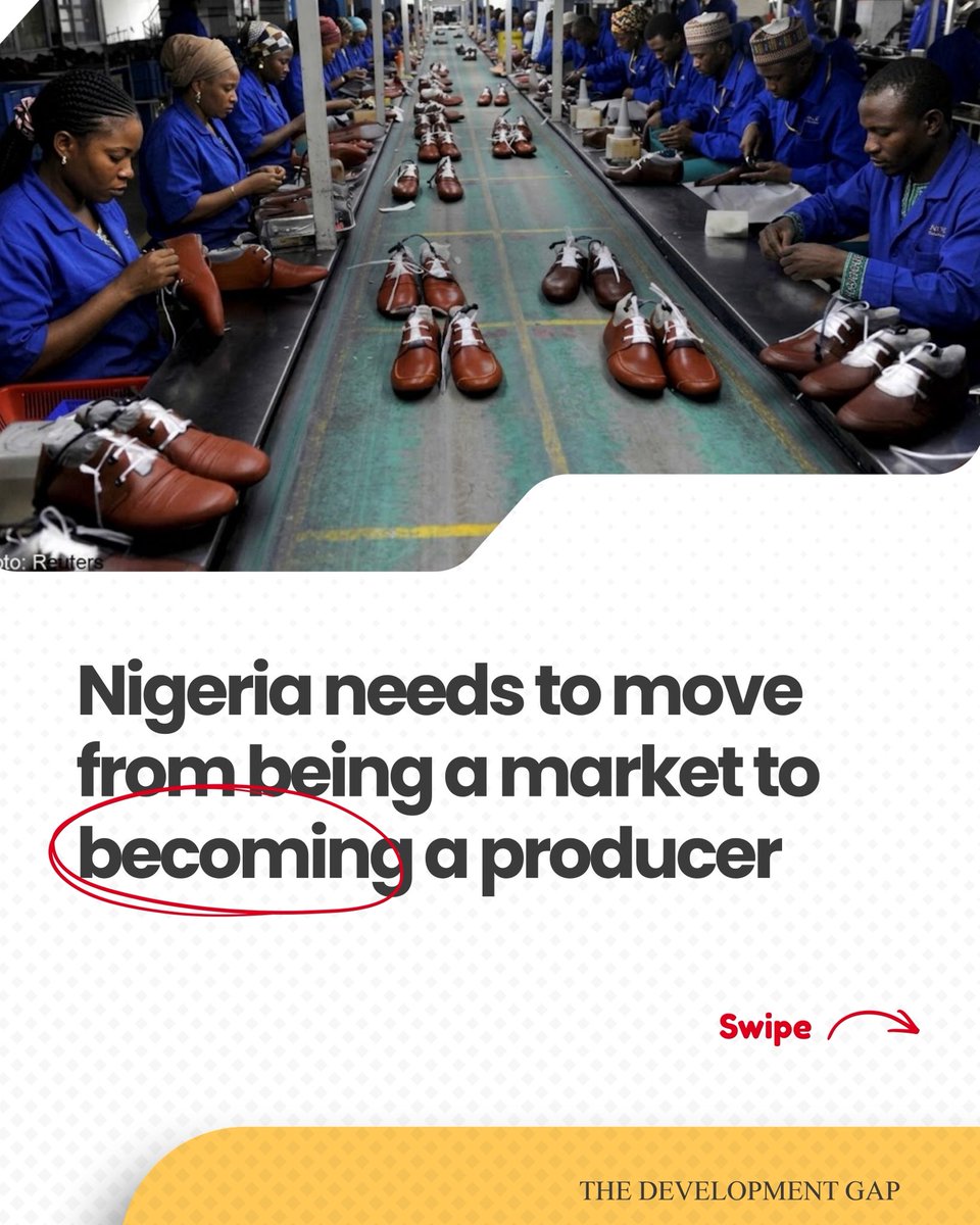 Connected_dev's tweet photo. What would help Nigerian businesses move from selling products to making them and owning the innovation behind them?

So, what is the biggest barrier to that shift?

3/3🧵
#TheDevelopmentGap #LocalProduction https://t.co/be0xpSCGey
