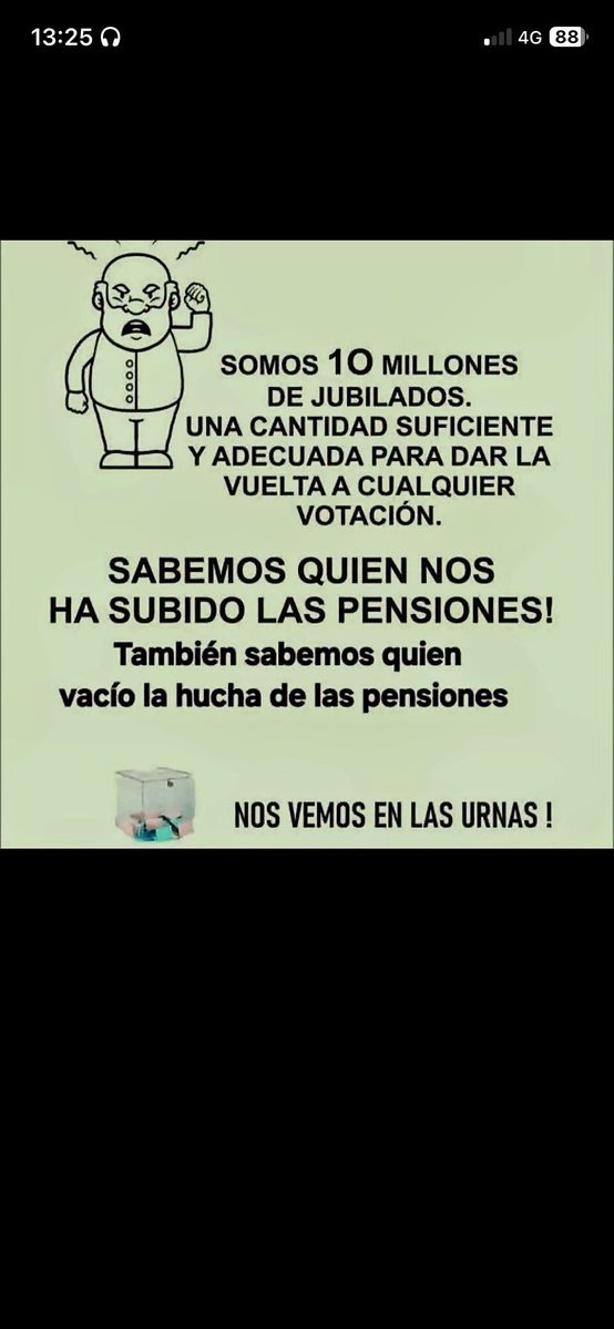 ReverendaRoja's tweet photo. Que este mensaje llegue hasta el último pensionista https://t.co/88y0IYqqqF