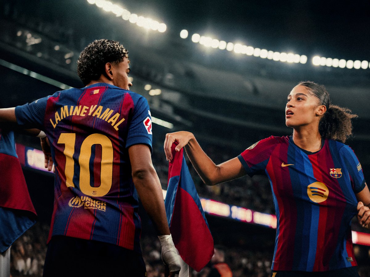 FCBarcelona's tweet photo. Iconic. https://t.co/G2qmL3C3fz