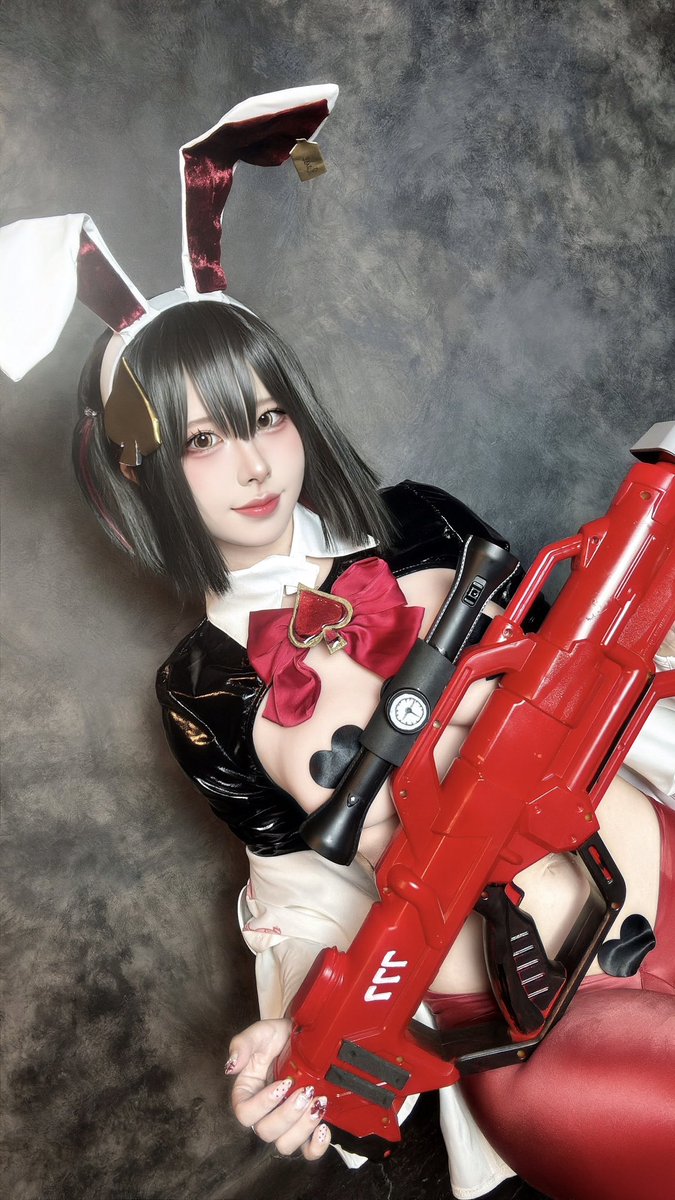 Nya_Cos's tweet photo. ルージュ・アンラッキーラビット♣️♥️ https://t.co/TkjX7411dT