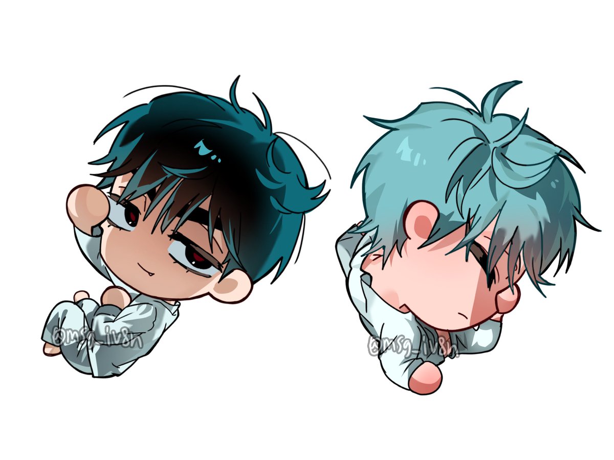 msg_iv8n's tweet photo. chibi #mizisua #ivantill #lukahyuna https://t.co/us2dAvafHk