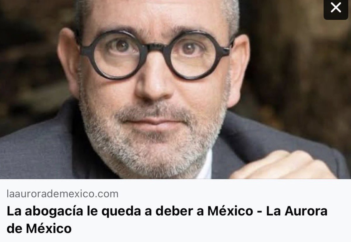 JoseMarioMX's tweet photo. Agradezco a @PabloHiriart y a @AuroradeMexico por abrirme este espacio para compartir una reflexión que considero urgente: “La abogacía le queda a deber a México”.

Los invito a leer la columna y a conversar sobre una pregunta necesaria: ¿qué responsabilidad tenemos quienes ejercemos el derecho frente a quienes no pueden acceder a una defensa?

https://t.co/S87mFpSmS6