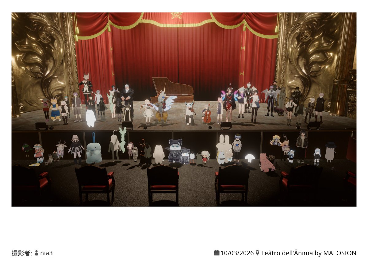 nia3303's tweet photo. Teâtro dell'Ânima の公演に行ってきました!
VRでのクラシックコンサートは初めてでしたけど、とても素敵な体験でした。
VRならではの空間に包まれながら、素晴らしい時間を過ごせました。
ありがとうございました!
また聴きに行きたいと思える、とても素敵なイベントでした!✨
#VR_TdA https://t.co/063CVOnvt7