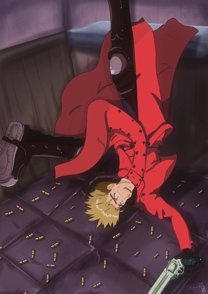 inkifying's tweet photo. #trigun #vashthestampede https://t.co/u2Qwq6zdhd