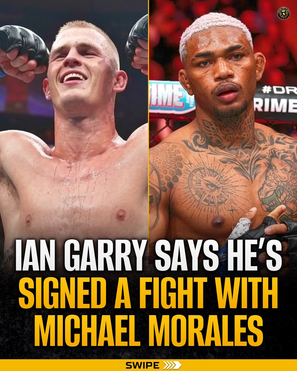 Home_of_Fight's tweet photo. 👀😳 Ian Garry says he’s said YES to fighting Michael Morales and the date is locked in

“I’ve said YES. The date is locked in. Main event and you’re making excuses already.” 

He also claims he DM’d Morales himself and says he’s getting a different message behind the scenes. (via iangarry / IG)▫️